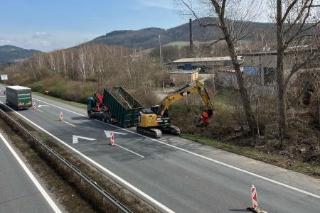 Dálnice D5 – odstranění nežádoucích dřevin